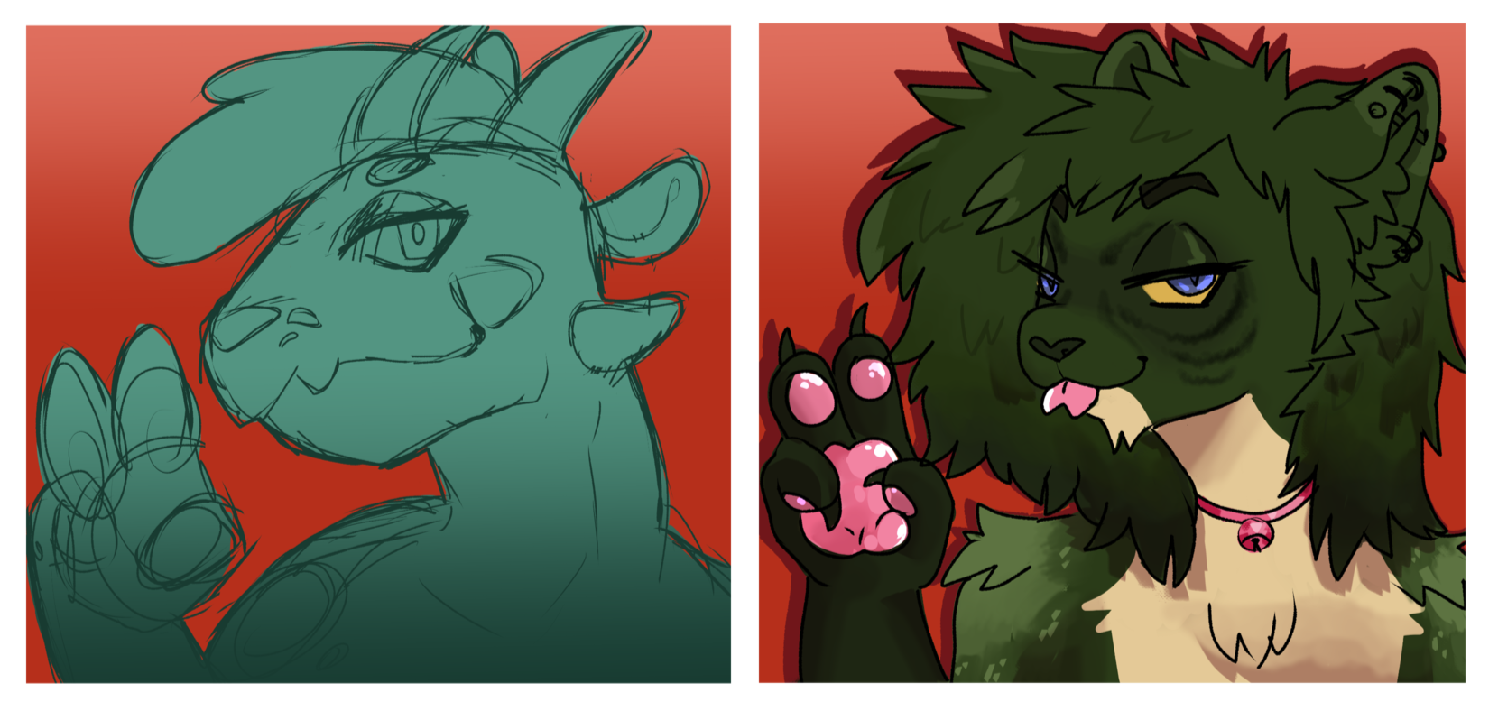 rendered bust example